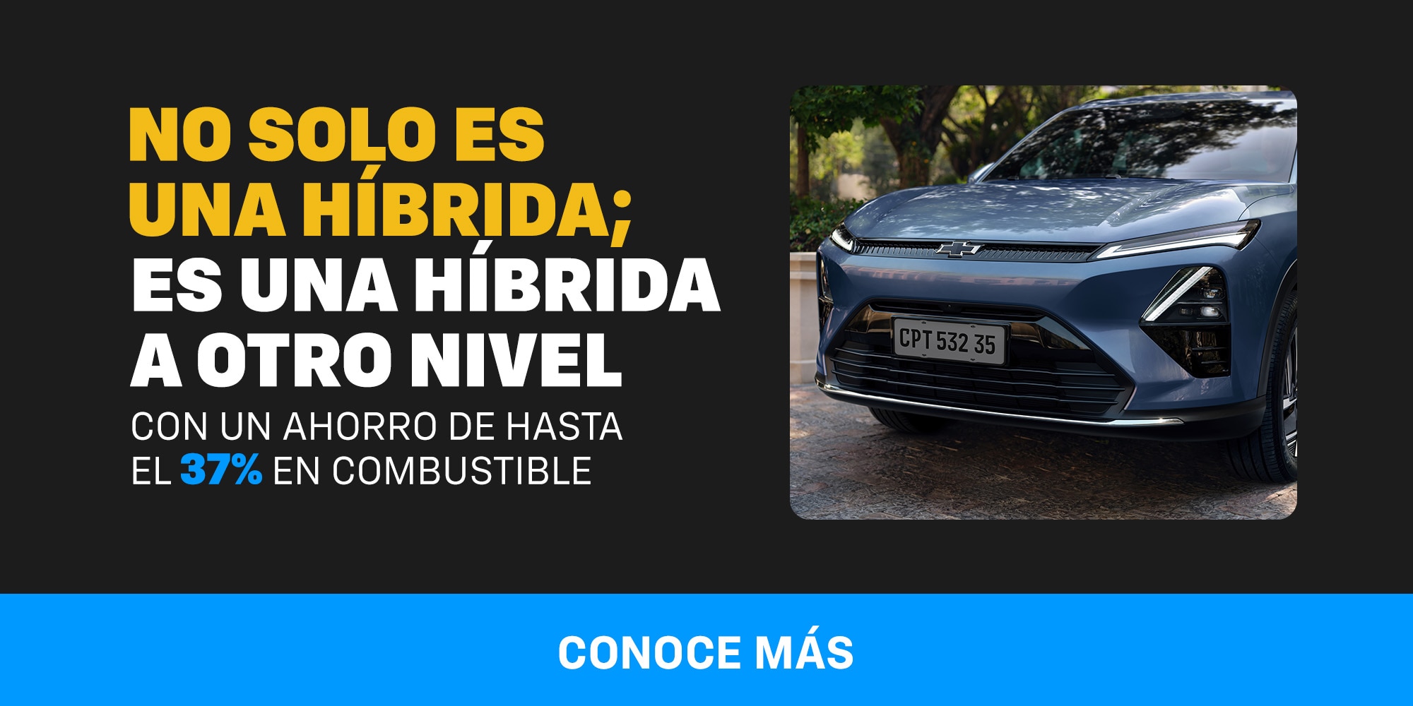 Chevrolet Captiva Híbrida, ahorro de combustible hasta un 37%