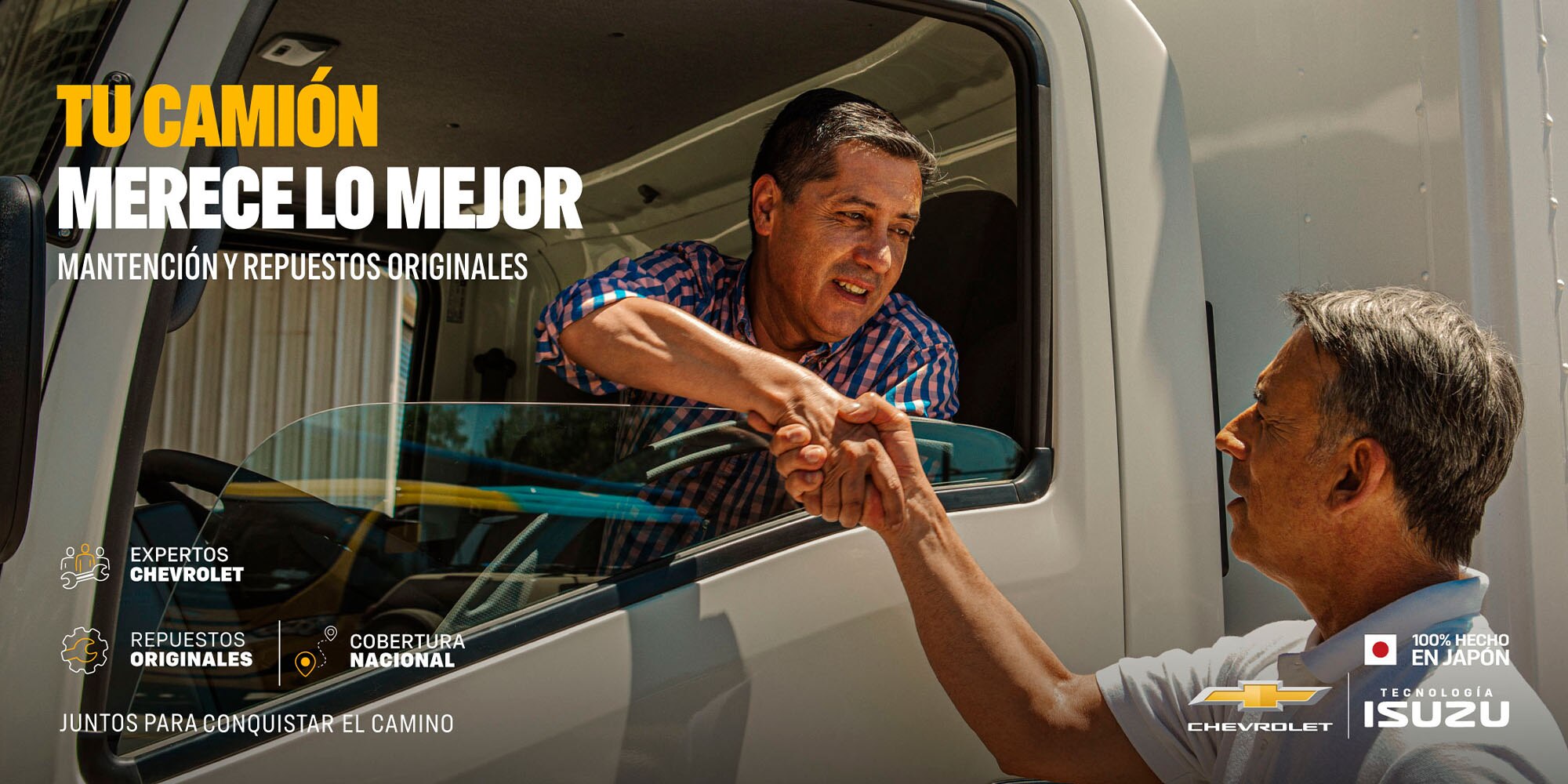 Camión FRR, mantención y repuestos