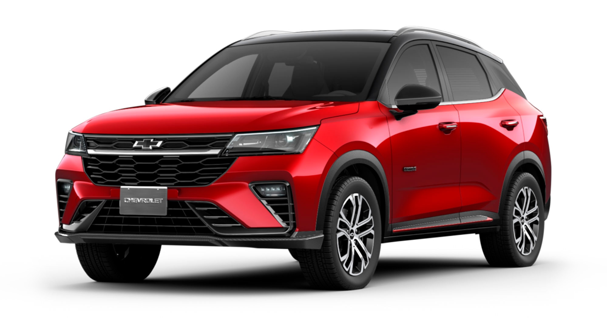 Chevrolet Groove RS MT 2026 color burdeo techo negro