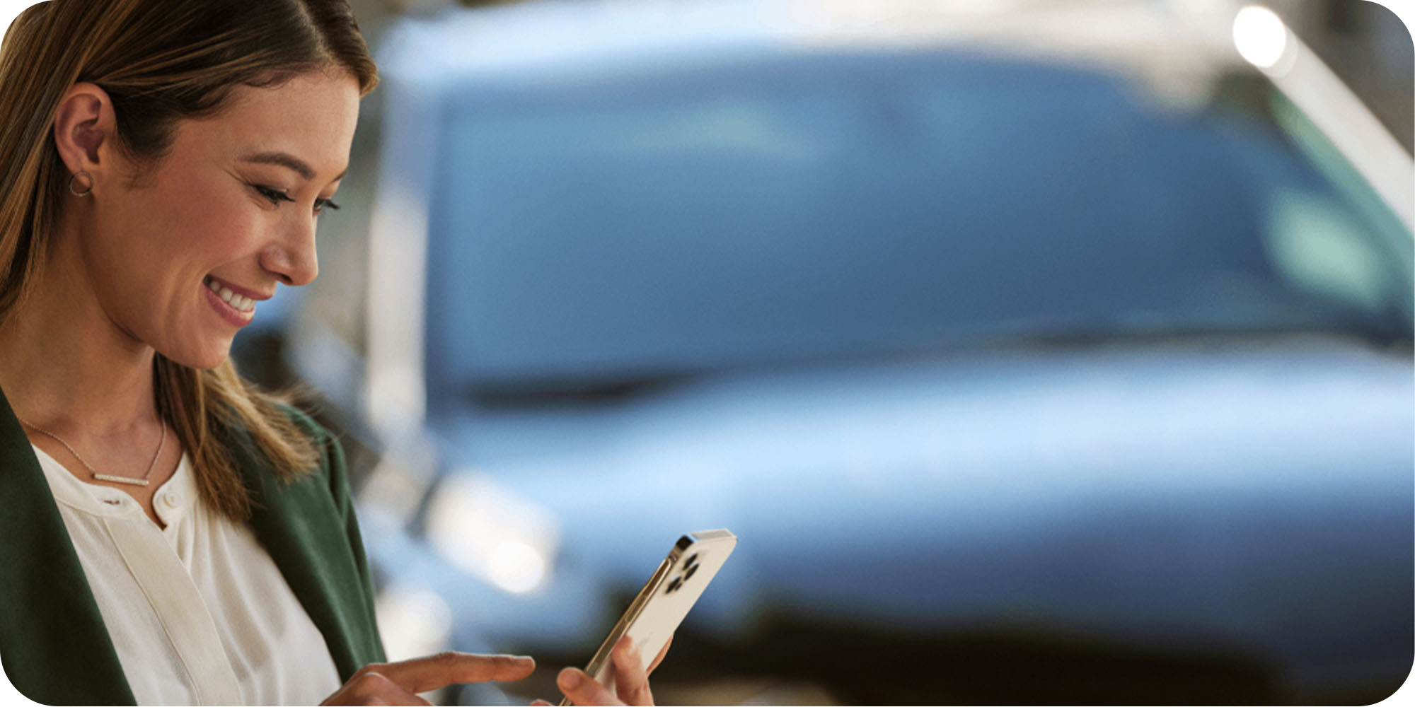 Aplicación MyChevrolet en teléfono móvil